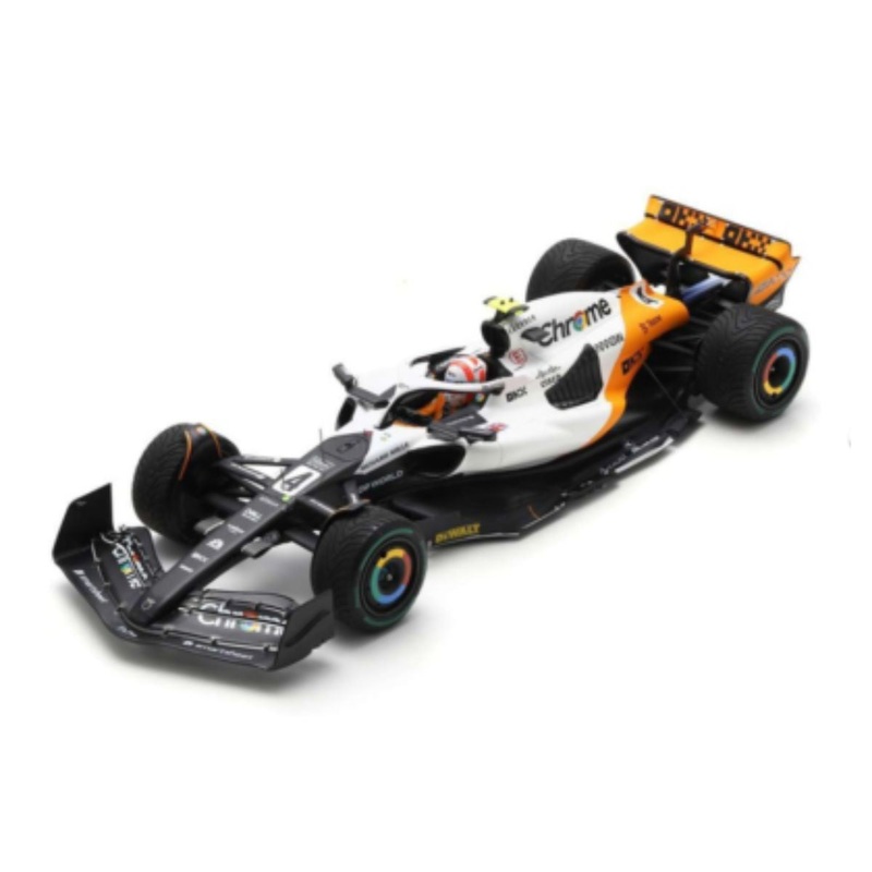 McLaren MCL60 No.4 McLaren – 9th Monaco GP 2023 – Lando Norris – 1:18 Scale Resin Model Car