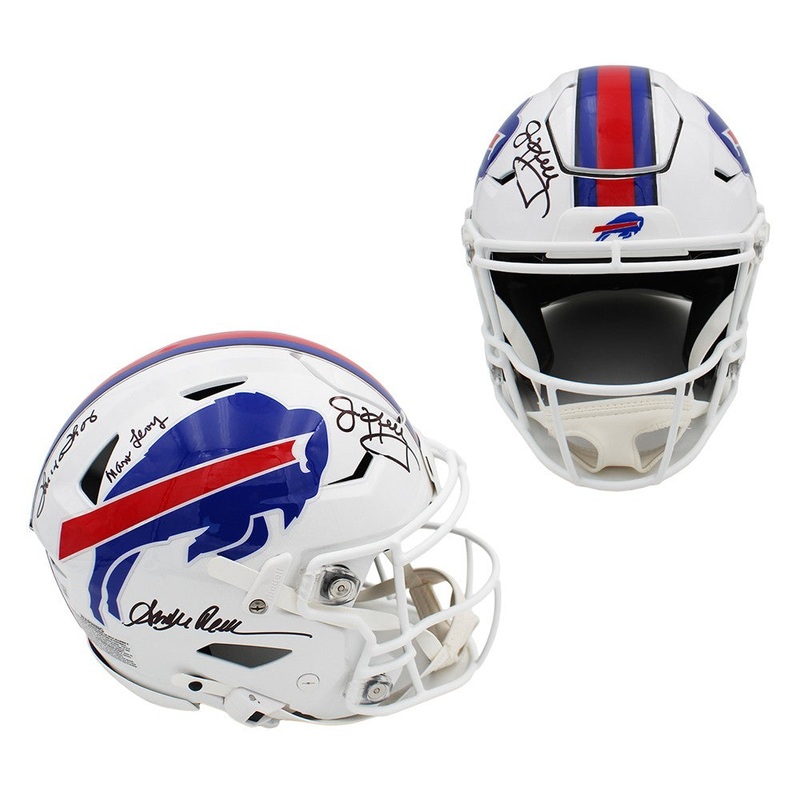 Reed, Thomas, Levy & Kelly Signed Buffalo Speed Flex Authentic NFL Helmet