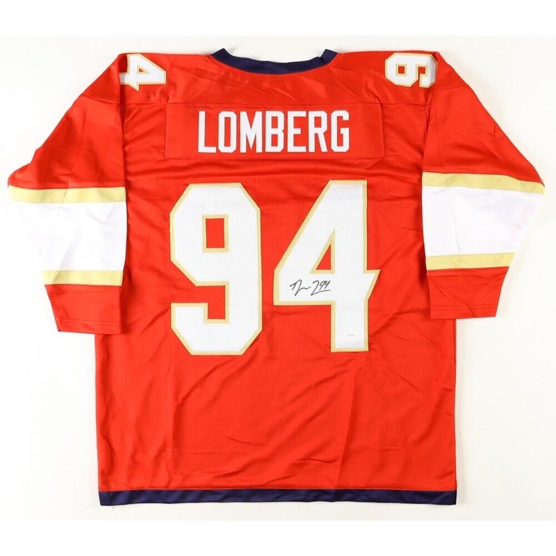 Ryan Lomberg Signed Florida Panthers Jersey (JSA COA) 2024 Stanley Cup Champion