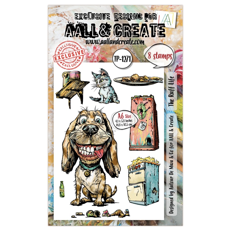 #1271 – A6 Stamp Set – The Ruff Life