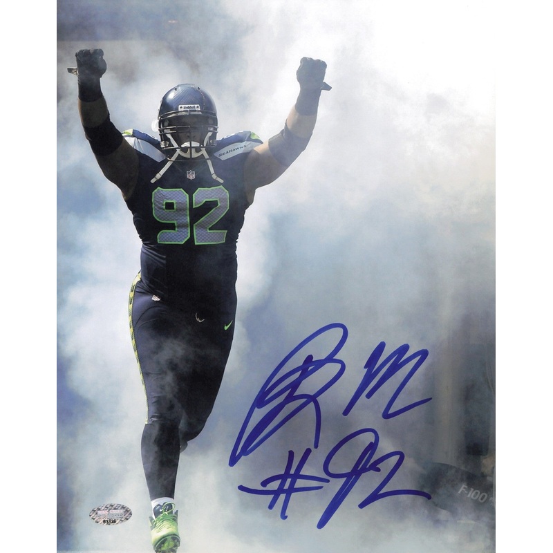 Brandon Mebane Autographed Signed 8×10 Photo Seattle Seahawks MCS Holo #63326