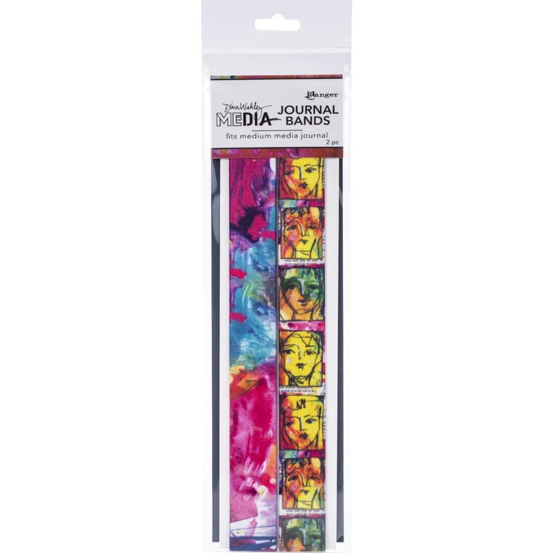 Dina Wakley Media Printed Journal Bands Medium