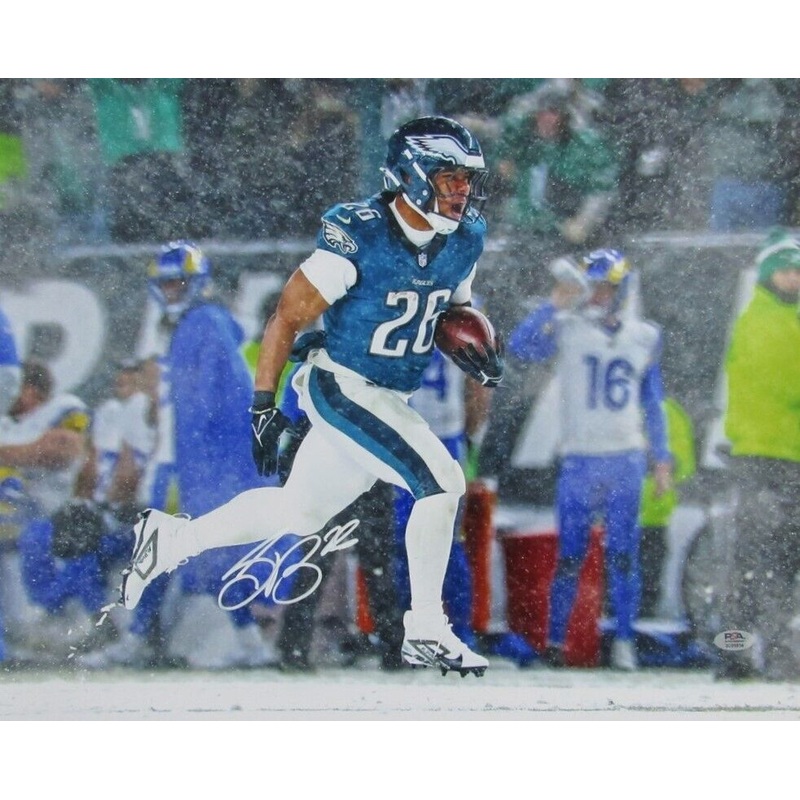Saquon Barkley Signed/Autographed 16×20 Photo Philadelphia Eagles PSA/DNA 192780