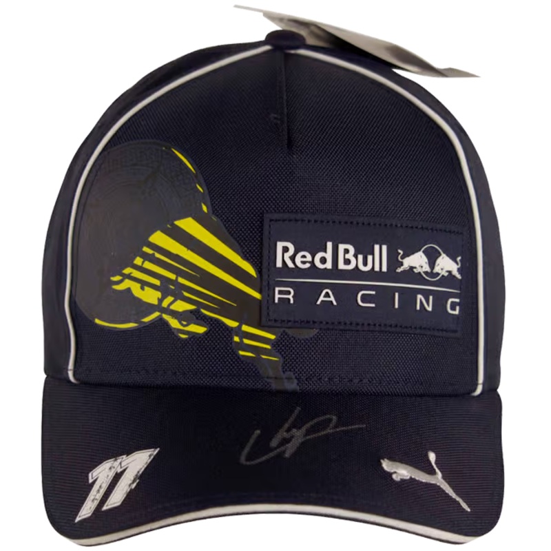 Sergio Perez Signed Formula 1 Redbull Racing Hat #11 with Beckett COA