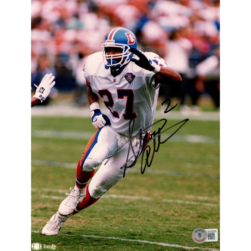 Steve Atwater Autographed Denver Broncos 8×10 Photo Beckett 50421