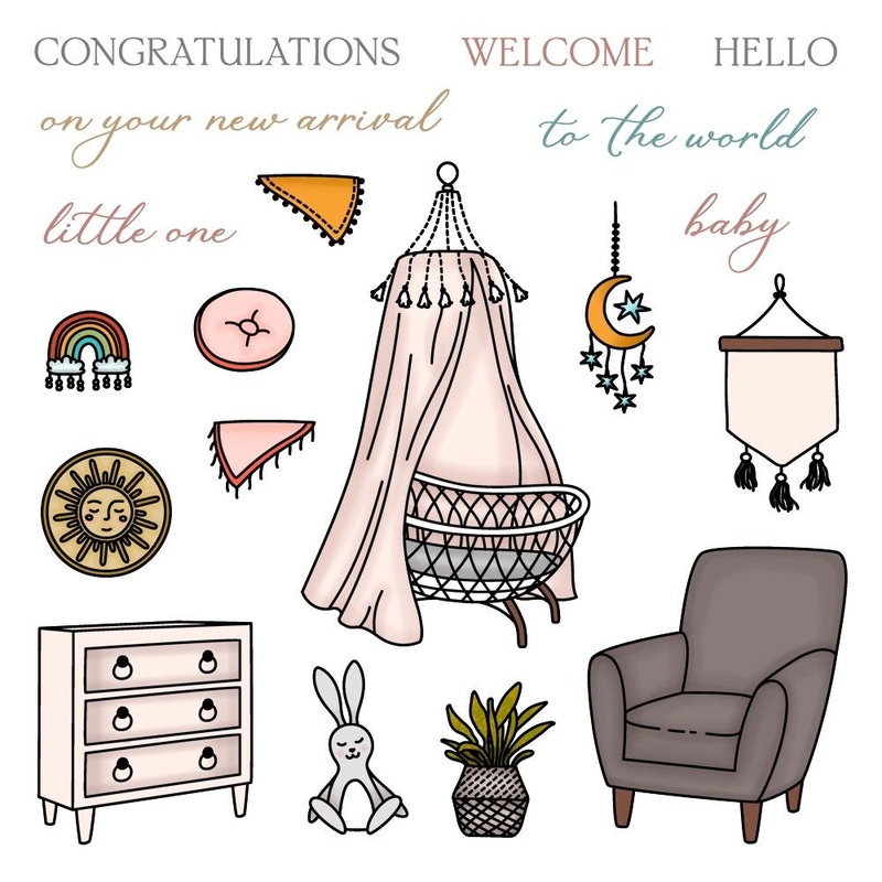 Sweet Nursery – 6×6 Stamp Set
