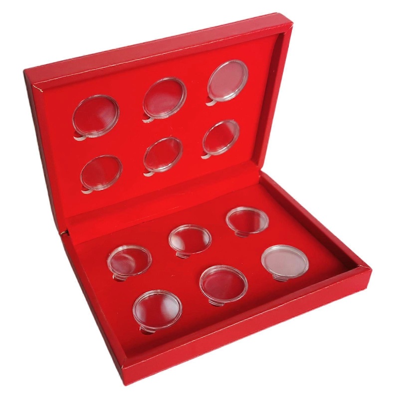Wooden Commemorative with 12 Cases