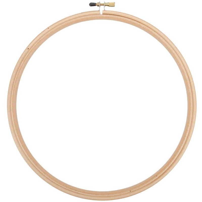 10 Wood Embroidery Hoop W/Round Edges By Frank A. Edmunds