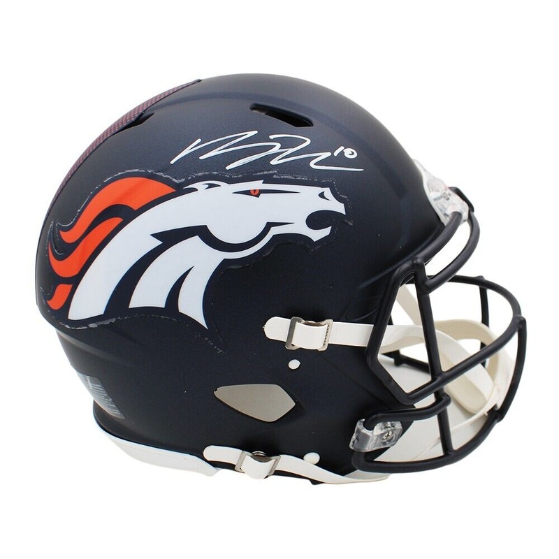 Bo Nix Signed Denver Broncos Speed Authentic 2024 NFL Helmet