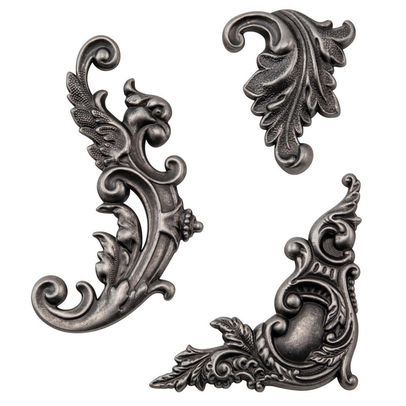 Idea-Ology Metal Adornments 3/Pkg Flourish