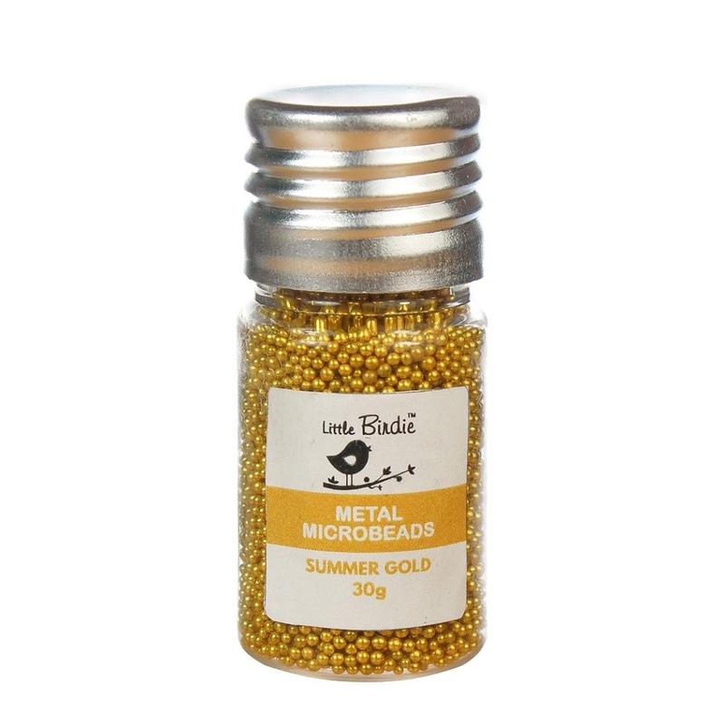Little Birdie Metal Microbeads 30g Summer Gold