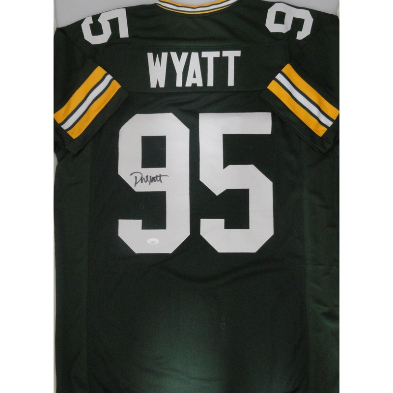Packers 1st Rnd Pick DEVONTE WYATT Signed Custom Replica Green Jersey AUTO – JSA