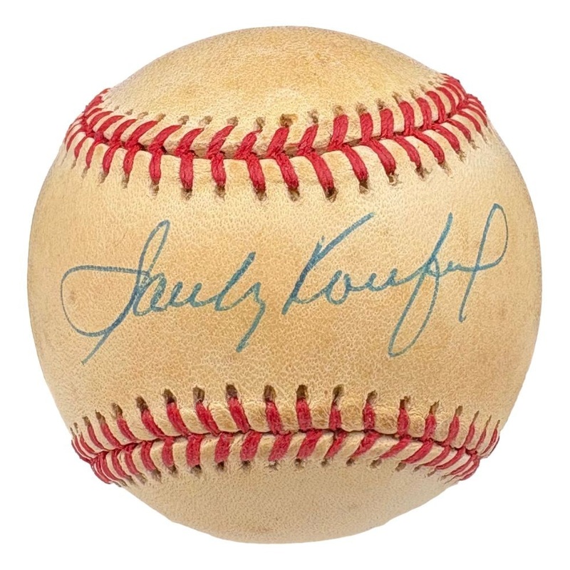 Sandy Koufax Brooklyn Dodgers Signed Official NL Baseball PSA/DNA AP49146