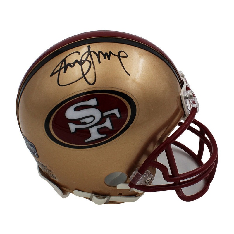 Steve Young Signed San Francisco 49ers VSR4 Throwback 1996-2008 NFL Mini Helmet