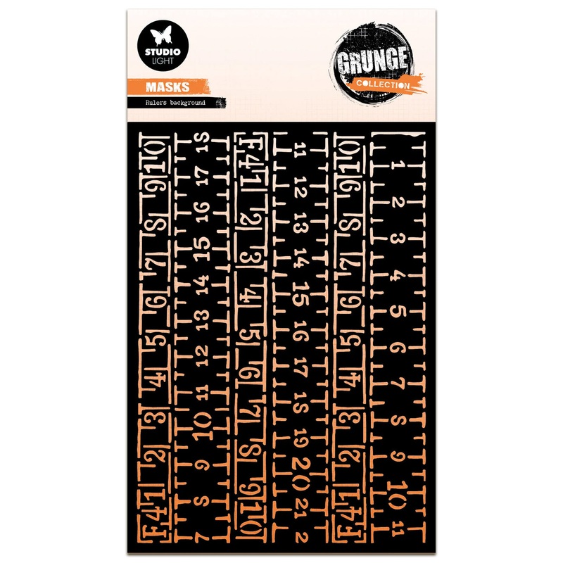 Studio Light Grunge Mask – Ruler Background – Nr.335