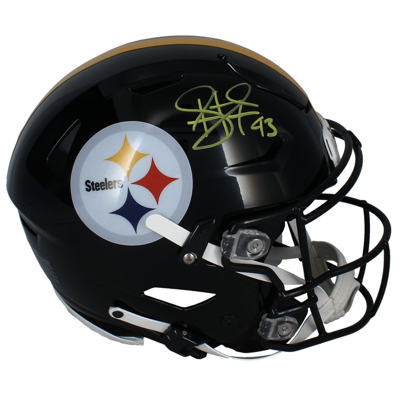 Troy Polamalu Autographed Pittsburgh Steelers Speedflex Authentic Helmet Beckett