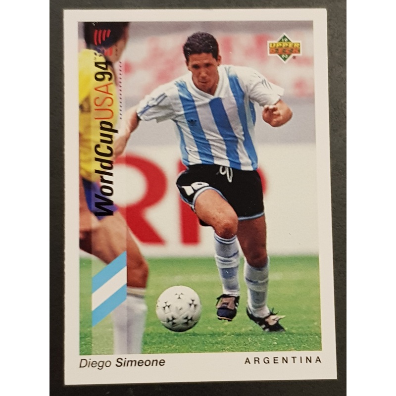 1994 Upper Deck World Cup USA 94 Diego Simeone #65 Trading Card