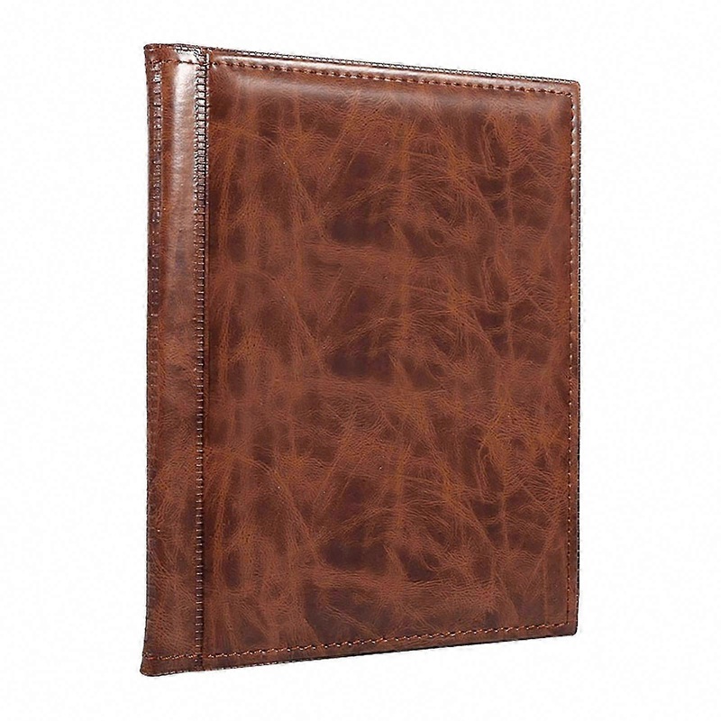 250 Pockets 10 Pages Coin Album for Collecting – Brown Coin Holder Book