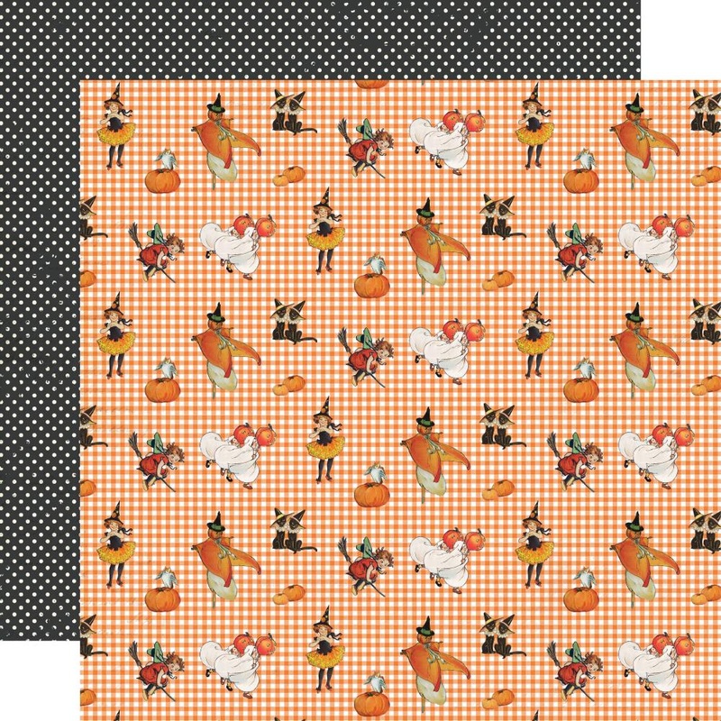 Simple Stories Simple Vintage October 31st Double-Sided Cardstock 12X12 Costume Parade