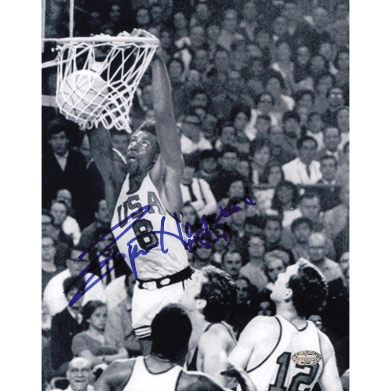 Spencer Haywood Autographed 8×10 Photo Team USA Basketball Team MCS 87405