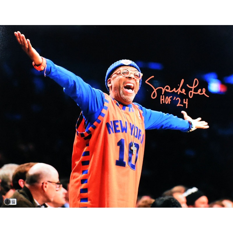 Spike Lee Autographed New York Knicks 16×20 HOF Photo – Beckett W Hologram