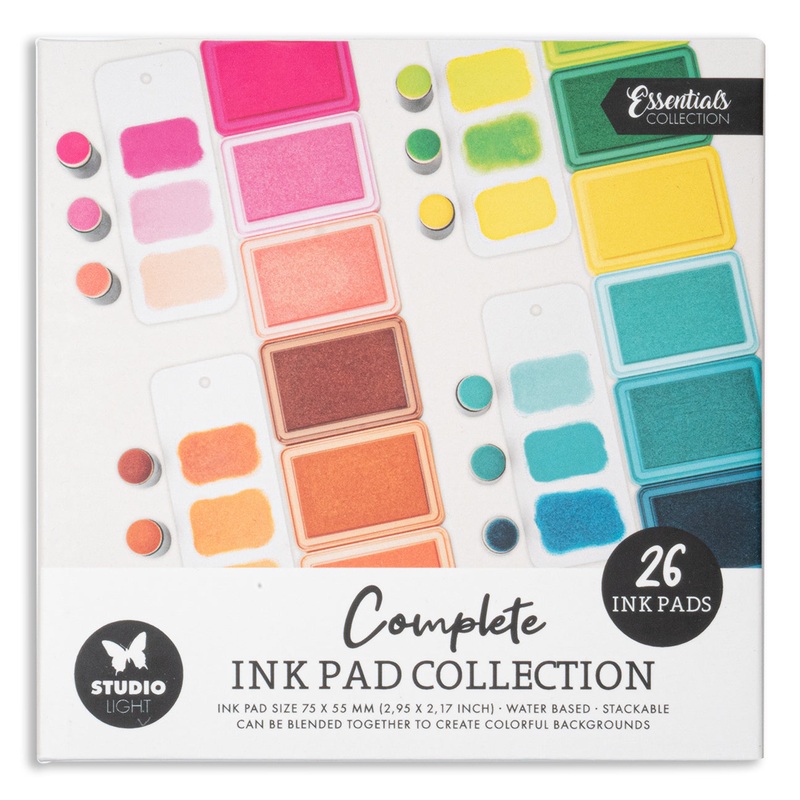 Studio Light Ink Pads Complete Collection – 26 Colours