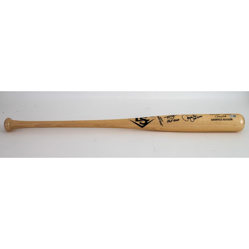 Todd Helton HOF 2024 & Larry Walker HOF 2020 Signed Louisville Slugger TriStar