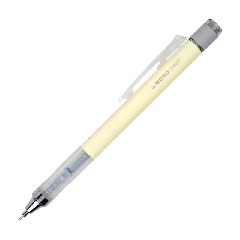 Tombow Mono Graph Mechanical Pencil 0.5 – Cream Yellow