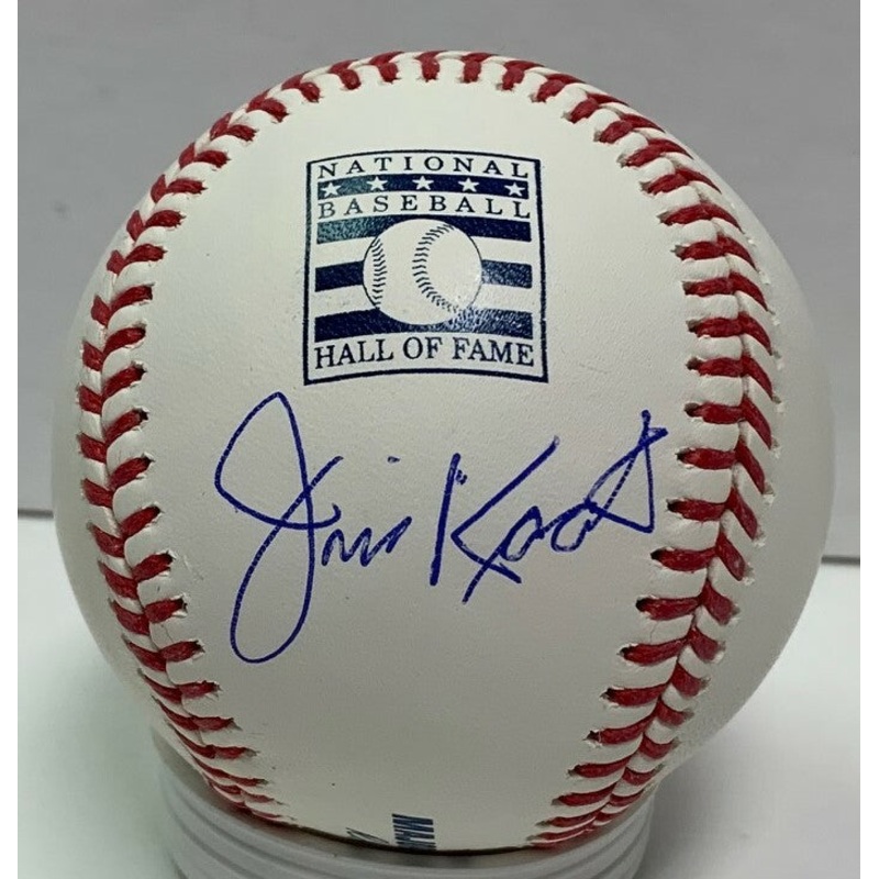 Twins HOF’er JIM KAAT Signed Official Hall of Fame LOGO Baseball AUTO JSA
