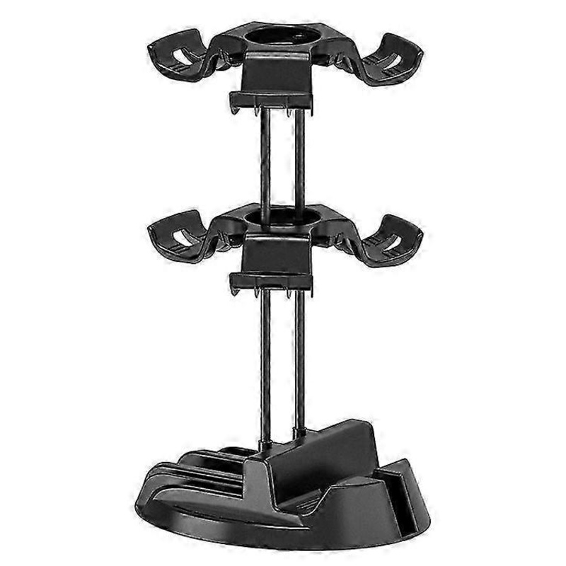 2025 Game Console Storage Rack 2-Layer Handle Controller Organizer Display Holder