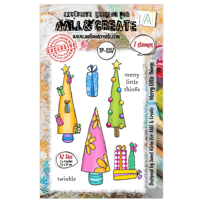AALL and Create –  A7 Stamp Set – Merry Little Things #1317