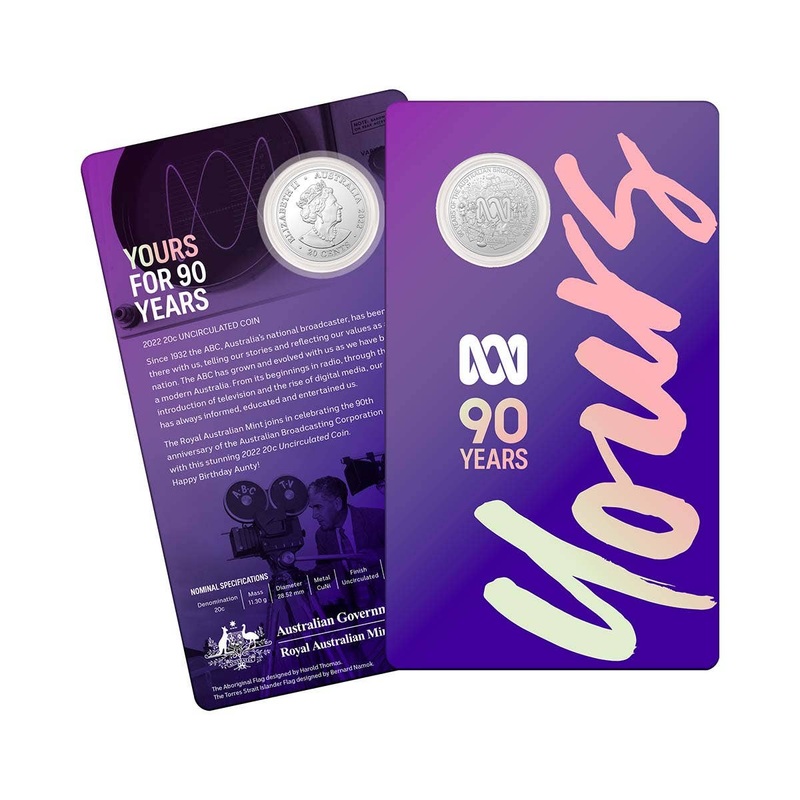 ABC 90th Anniversary 2022 20c Cu-Ni Uncirculated Coin