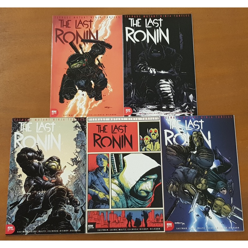 Teenage Mutant Ninja Turtles the Last Ronin #1-5 NM+ (1st Print) 1/10 RI-Variant Cover Set