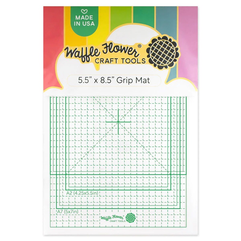 Waffle Flower Grip Mat – 5.5 x 8.5