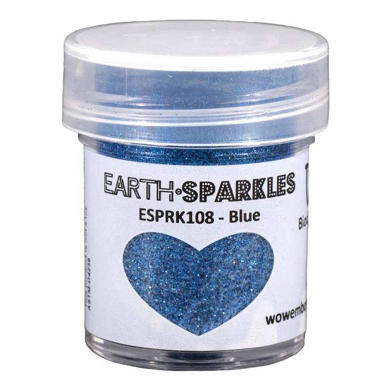 WOW! Embossing Earth Sparkles Glitter 15ml – Blue