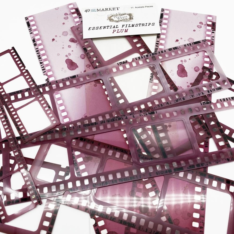 49 And Market Vintage Bits Essential Filmstrips Plum