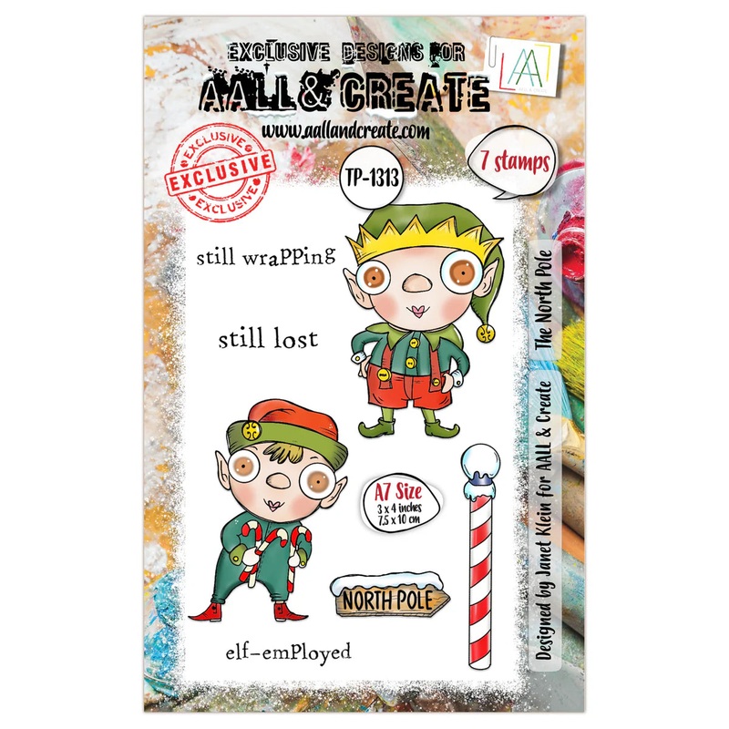 AALL and Create –  A7 Stamp Set – The North Pole #1313