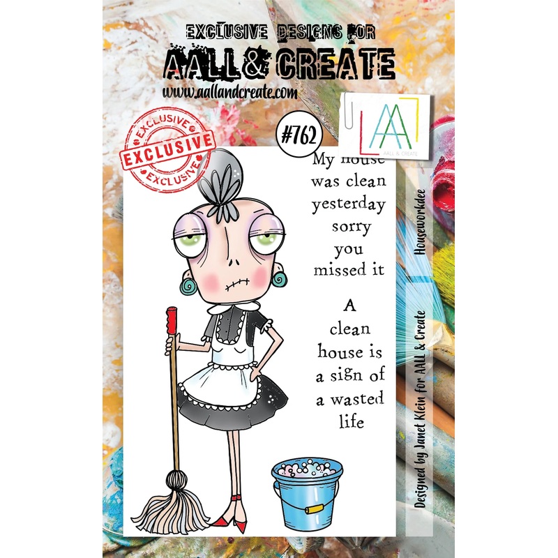 AALL & Create A7 STAMP #762 Housework Dee