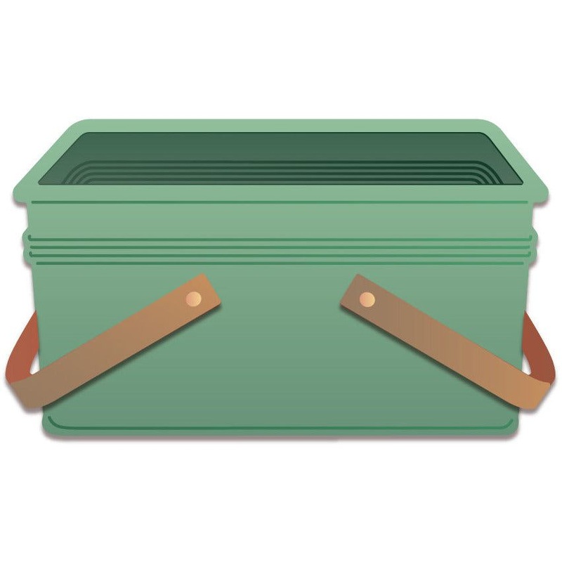Lovely Layers: Vintage Picnic Basket – Honey Cuts
