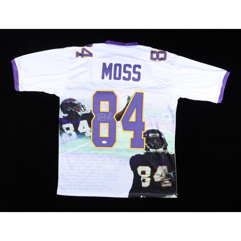 Randy Moss Signed Minnesota Vikings Jersey (JSA COA) Ex-Marshall Thundering Herd