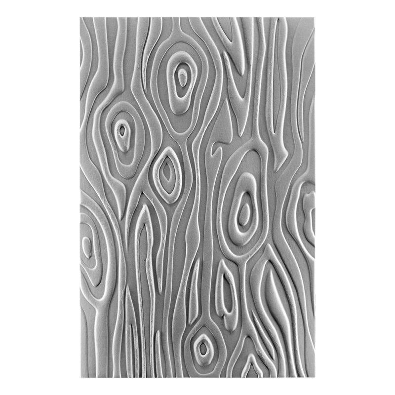 Spellbinders 3D Embossing Folder 5.5X8.5 Knock On Wood