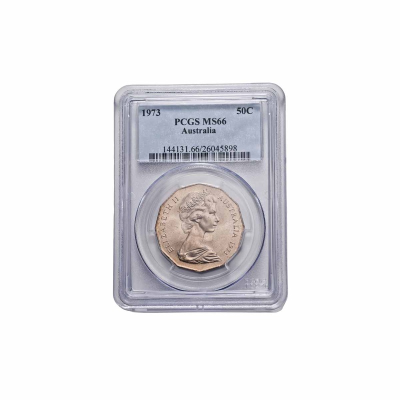 1973 50c PCGS MS66 (Gem Uncirculated)