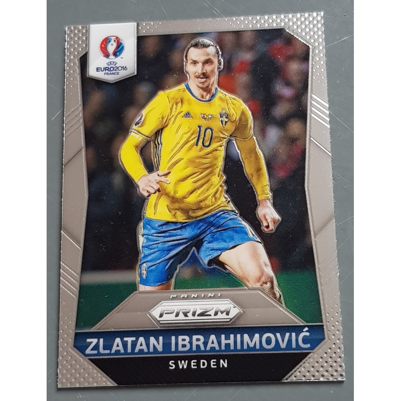 2016 Panini Prizm UEFA Euro Soccer Zlatan Ibrahimovic #241 Trading Card
