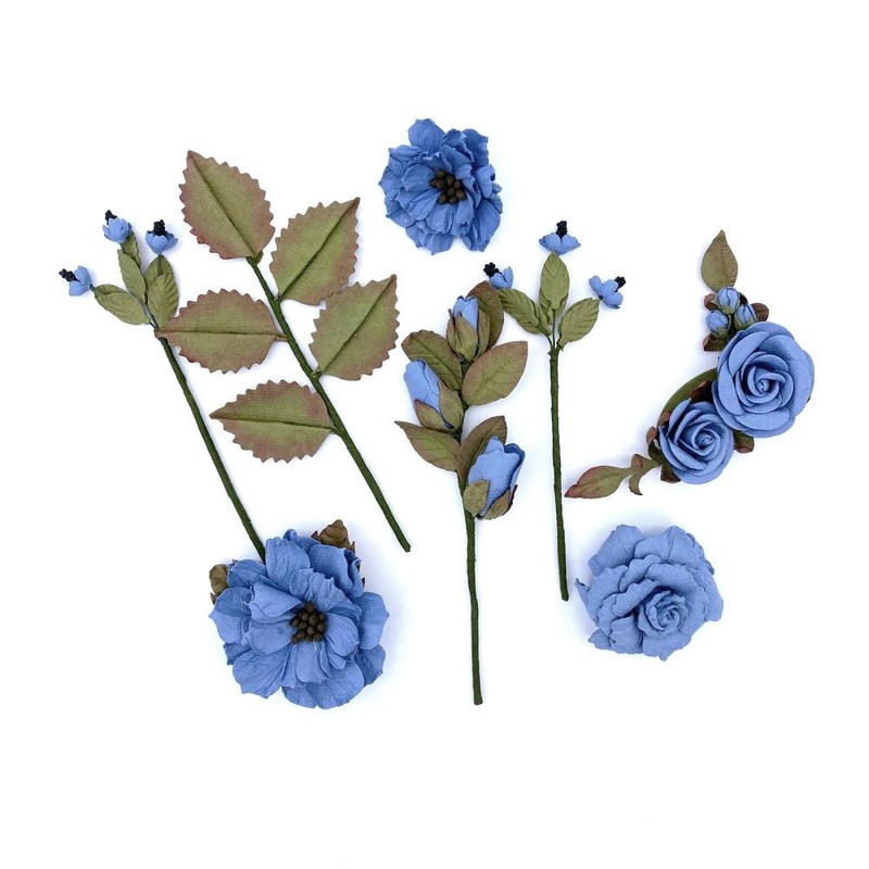49 And Market Nature’s Bounty Paper Flowers Cornflower