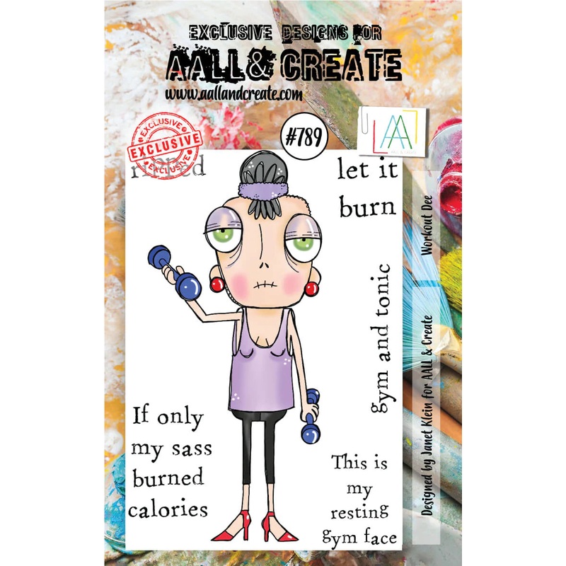 AALL & Create – #789 – A7 STAMP – Workout Dee