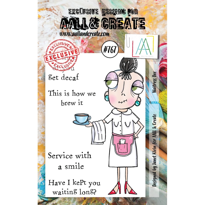 AALL & Create A7 STAMP #767 Waitress Dee