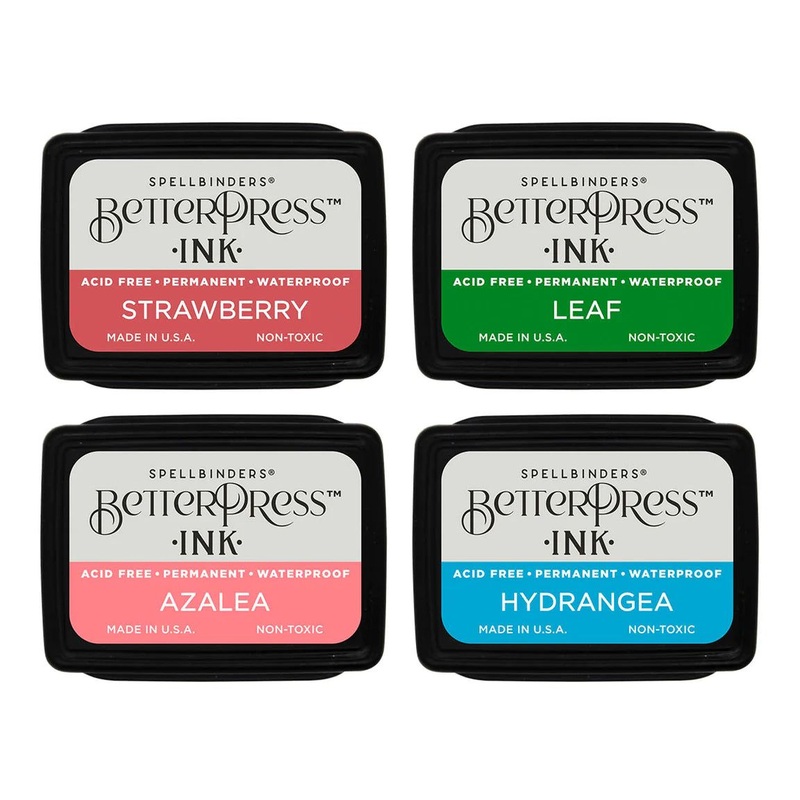 BetterPress Ink Spellbinders – Flower Garden