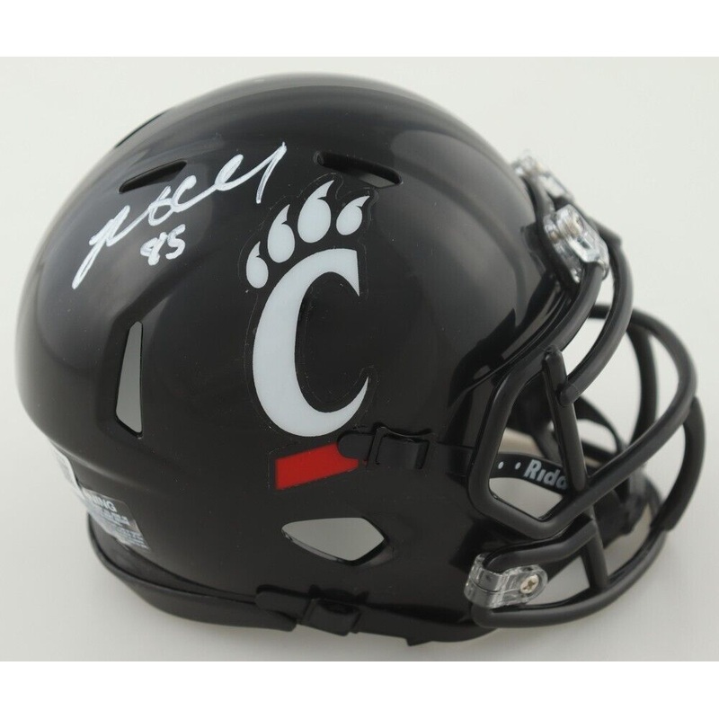 Brent Celek Signed Cincinnati Bearcats Mini Helmet (Beckett) Super Bowl LII T.E.