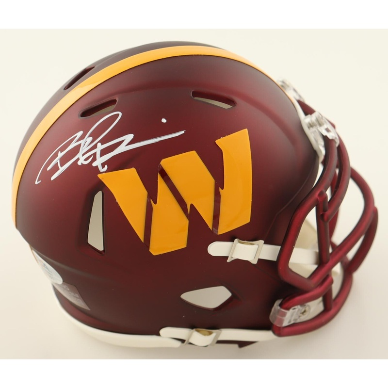 Brian Robinson Jr. Signed Washington Commanders Mini-Helmet (PSA) 3rd Round Pick