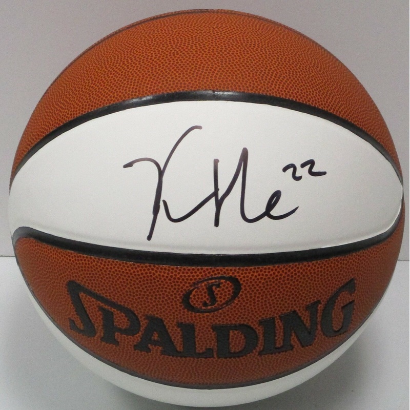 Bucks KHRIS MIDDLETON Signed Spalding Replica White Panel Basketball AUTO – JSA